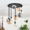 Gastor Lampa sufitowa, Kula świetlna W kolorze bursztynu, Przezroczysty, Przydymiony, 9-punktowe