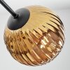Ripoll Lampa sufitowa, Kula świetlna Złoty, 3-punktowe
