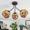 Ripoll Lampa sufitowa, Kula świetlna Złoty, 3-punktowe