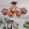 Koyoto Lampa sufitowa, Kula świetlna 52 cm W kolorze miedzi, 5-punktowe