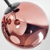 Koyoto Lampa sufitowa, Kula świetlna 52 cm W kolorze miedzi, 5-punktowe