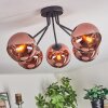 Koyoto Lampa sufitowa, Kula świetlna 52 cm W kolorze miedzi, 5-punktowe