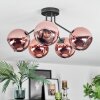 Koyoto Lampa sufitowa, Kula świetlna 52 cm W kolorze miedzi, 5-punktowe