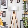 Soungou lampa stojąca kolory naturalne, czarny, 1-punktowy