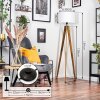Soungou lampa stojąca kolory naturalne, czarny, 1-punktowy