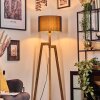 Soungou lampa stojąca kolory naturalne, czarny, 1-punktowy