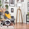 Soungou Lampa stojąca Ecru, Czarny, 1-punktowy