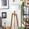 Soungou lampa stojąca kolory naturalne, czarny, 1-punktowy