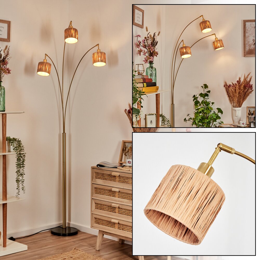 Granja Lampa stojąca Mosiądz, Czarny, 3-punktowe main product photo