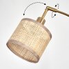 Sabadim Lampa stojąca Mosiądz, Czarny, 3-punktowe