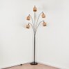 Granja Lampa stojąca Chrom, Czarny, 5-punktowe