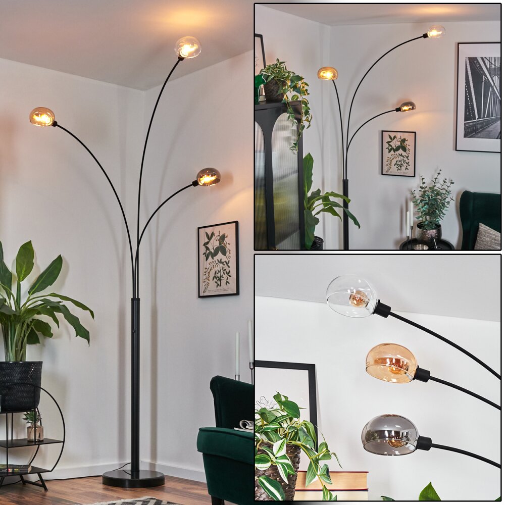 Nikkala Lampa stojąca Czarny, 3-punktowe main product photo