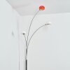 Nikkala Lampa stojąca Chrom, Biały, 3-punktowe