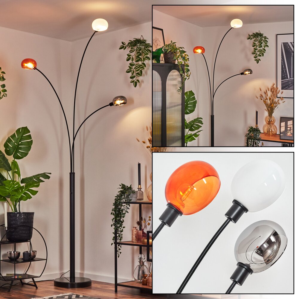 Nikkala Lampa stojąca Czarny, 3-punktowe main product photo