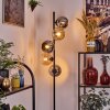 Koyoto Lampa stojąca 31 cm W kolorze bursztynu, Przydymiony, 5-punktowe