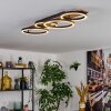 Cascada Lampa sufitowa LED Brązowy, Wygląd drewna, Czarny, 1-punktowy