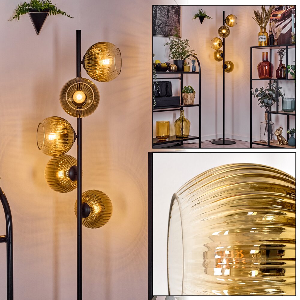 Koyoto Lampa stojąca 31 cm Złoty, Przezroczysty, 5-punktowe main product photo