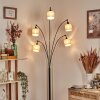 Bassagoda Lampa stojąca Chrom, Czarny, 5-punktowe