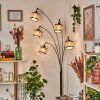 Ramila Lampa stojąca Chrom, Czarny, 5-punktowe
