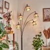 Ramila Lampa stojąca Chrom, Czarny, 5-punktowe