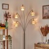 Cavaca Lampa stojąca Nikiel matowy, Czarny, 5-punktowe