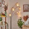Cavaca Lampa stojąca Nikiel matowy, Czarny, 5-punktowe
