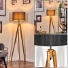 Soungou lampa stojąca kolory naturalne, czarny, 1-punktowy