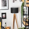 Soungou lampa stojąca kolory naturalne, czarny, 1-punktowy