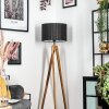 Soungou lampa stojąca kolory naturalne, czarny, 1-punktowy