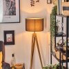 Soungou lampa stojąca kolory naturalne, czarny, 1-punktowy