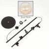 Koyoto Lampa stojąca 31 cm W kolorze bursztynu, Przezroczysty, 5-punktowe