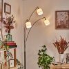 Bassagoda Lampa stojąca Nikiel matowy, Czarny, 3-punktowe