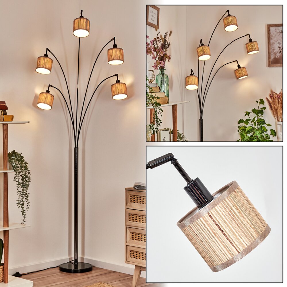Bongal Lampa stojąca Chrom, Czarny, 5-punktowe main product photo