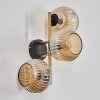 Ripoll Kula świetlna, Lampa ścienna Złoty, Czarny, 3-punktowe