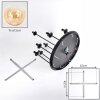 Gastor Lampa sufitowa, Kula świetlna 57 cm W kolorze bursztynu, Przezroczysty, 9-punktowe
