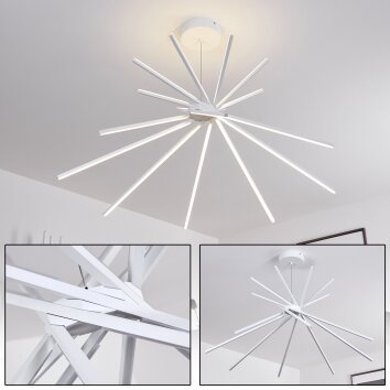 Teles Lampa Sufitowa LED Biały, 1-punktowy