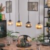 Ripoll Lampa wisząca, Kula świetlna, Lampa wisząca W kolorze bursztynu, Przezroczysty, Przydymiony, 4-punktowe