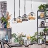 Ripoll Lampa wisząca, Kula świetlna, Lampa wisząca W kolorze bursztynu, Przezroczysty, Przydymiony, 4-punktowe