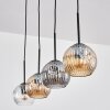Ripoll Lampa wisząca, Kula świetlna, Lampa wisząca W kolorze bursztynu, Przezroczysty, Przydymiony, 4-punktowe