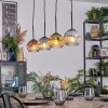 Ripoll lampa wisząca, kula świetlna, lampa wisząca złoty, przezroczysty, miedziany, przydymiony, 4-punktowe