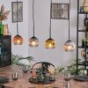 Ripoll Lampa wisząca, Kula świetlna, Lampa wisząca Złoty, Przezroczysty, W kolorze miedzi, Przydymiony, 4-punktowe