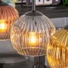 Ripoll Lampa wisząca, Kula świetlna, Lampa wisząca Złoty, Przezroczysty, W kolorze miedzi, Przydymiony, 4-punktowe