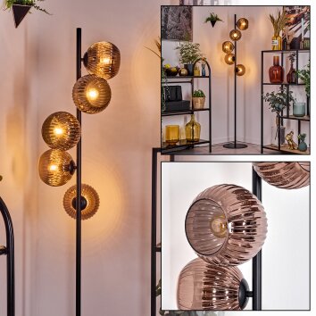 Koyoto lampa stojąca 31 cm miedziany, 5-punktowe