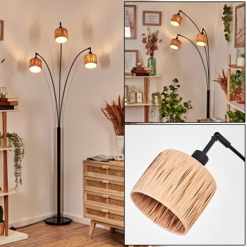 Granja Lampa stojąca Czarny, 3-punktowe