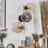 Ripoll Kula świetlna, Lampa ścienna Złoty, Czarny, 3-punktowe