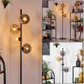 Ripoll lampa stojąca bursztynowy, przezroczysty, przydymiony, 4-punktowe