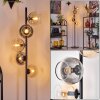 Koyoto Lampa stojąca W kolorze bursztynu, Przezroczysty, Przydymiony, 5-punktowe