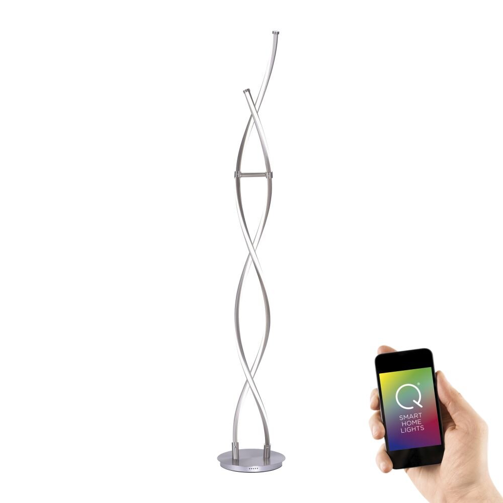 Paul Neuhaus Q-MALINA Lampa Stojąca LED Stal nierdzewna, 2-punktowe, Zdalne sterowanie main product photo