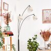 Bassagoda Lampa stojąca Chrom, Czarny, 3-punktowe