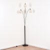 Bassagoda Lampa stojąca Chrom, Czarny, 3-punktowe